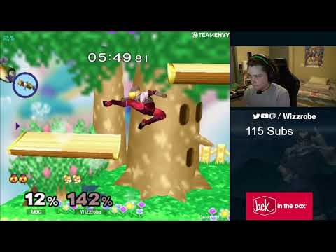 Melee vs Wizzrobe's Falcon/Fox