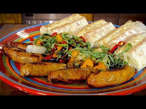 Grilled sausage, peppers and onions | Cooking with Styles