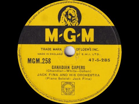 Jack Fina - Canadian Capers