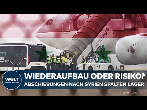 Video Thumbnail: DEUTSCHLAND: Abschiebung von Syrern „nur sehr eingeschränkt möglich“ – Wiederaufbau oder Risiko?
