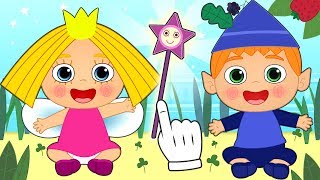 BABY ALEX AND LILY 💥 Elf and Fairy Costume | Educational Cartoons  and Games for kids