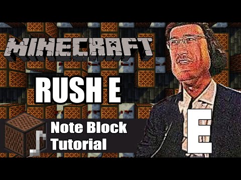 Rush E But On Minecraft Note Block (Tutorial)