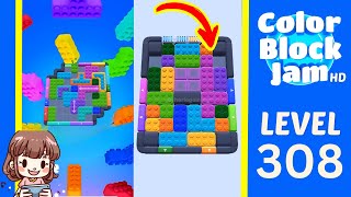 Solution du Niveau 308 de Color Block Jam