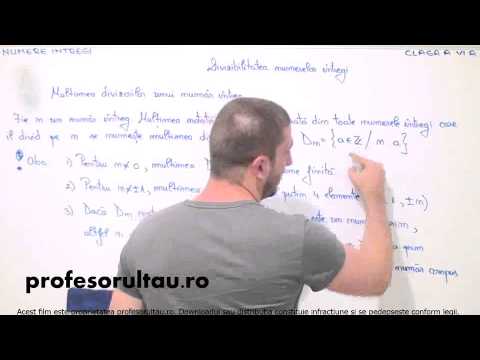 divizibilitatea numerelor intregi proprietati - profesorultau.ro