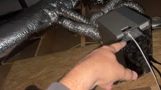 ANTMINER L7 in my HVAC for HEAT