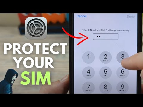 How To Set Up SIM Pin On iPhone (UNLOCK CODE)