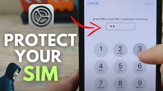 How To Set Up SIM Pin On iPhone (UNLOCK CODE)