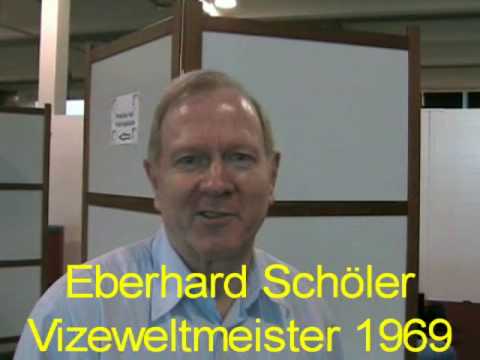 Schöler, Eberhard Vizeweltm 1969 Einzel und Team DefenseInh Schöler Micke  Vizepr DTTB fuer stoni TV