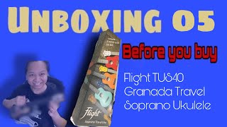 Video thumbnail for Before You Buy | Flight TUS40 Granada Travel Soprano Ukulele | Unboxing | Review by Madz about uke