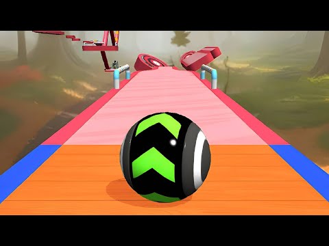 Sky Rolling Ball 3D Gameplay Speedrun Max All Levels 2208