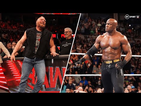 Bobby Lashley manhandles Brock Lesnar like we've never seen before! Monday Night Raw, Oct 18, 2022