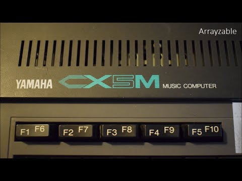 80s Yamaha CX5M music computer (SFG-05 synth II engine), FM Voice Edit Cart.  and Monitor image 8