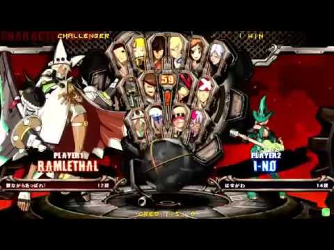 2014/7/29 GGXrd Mikado stream Hasegawa(IN) matches
