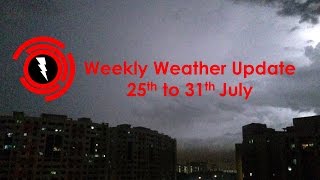 July 25 - July 31 Singapore Weather Update