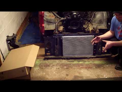 HOW TO : C4 Corvette Radiator Install LS Swap Chevy S10 PART 1