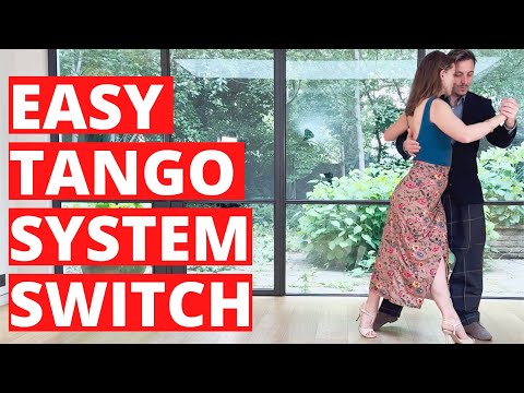Tango Dancing: How To Switch From Parallel To Cross System (Beautiful Step)