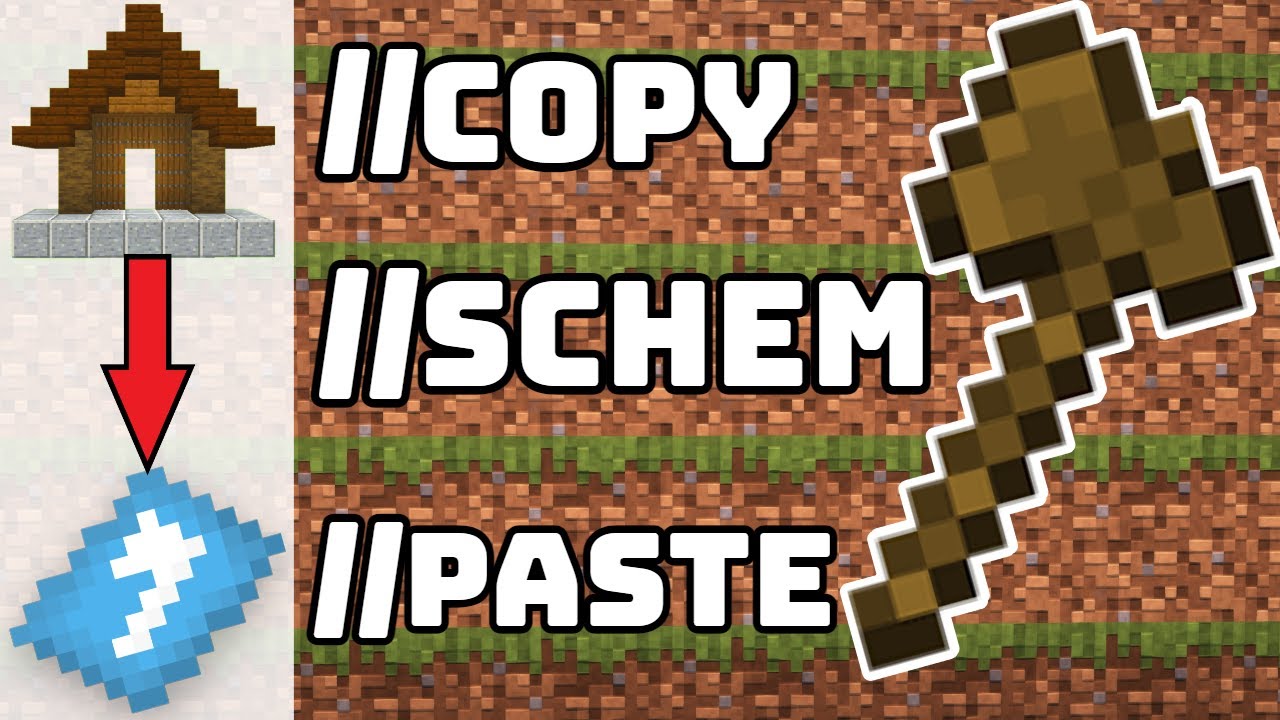 Minecraft *WorldEdit* //Schematic //Copy //Paste Command Tutorial 1.21.8