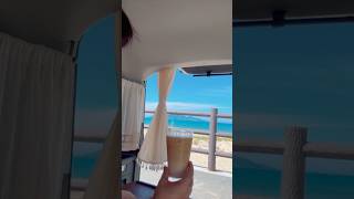 フルフラットなシエンタで海の見える絶景カフェタイム #シエンタ