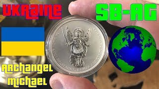 SB-AG Ukraine Silver Archangel Michael