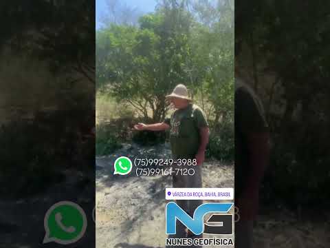 Resultado da Locação do Poço Artesiano através do Estudo Geofisico - NG|Varzea da Roça - Ba