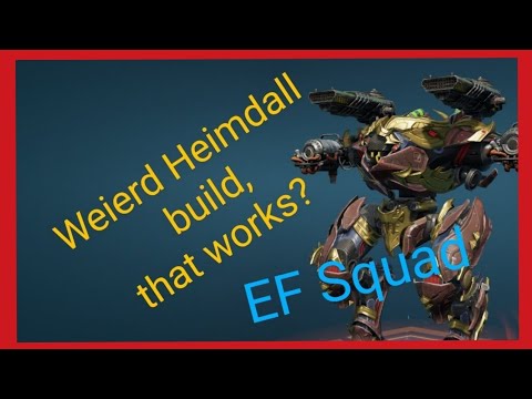 Weierd Heimdall build, Cinder and Squall. That works? 3x Squad gameplay war robots.