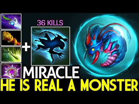 MIRACLE [Weaver] He is Real a Monster No Mercy 36 Kills 7.26 Dota 2