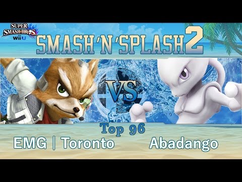 Smash'N'Splash 2  Top 96 - EMG | Toronto Joe (Fox, Meta Knight) vs Abadango (Mewtwo)