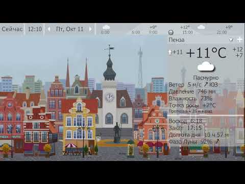 Погода. Пенза. 10-12 октября 19 г.