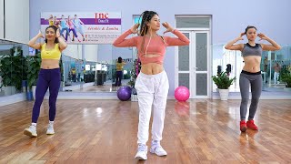 26 Mins Aerobic Exercises Reduction of Upper Belly Fat Quickly At Home Everyday | Eva Fitness