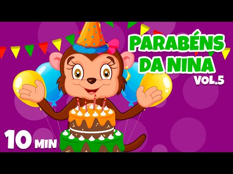 Parabéns da Nina Vol. 5 - Giramille 10 min | Desenho Animado Musical