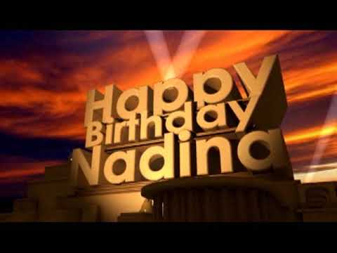 Happy Birthday Nadina