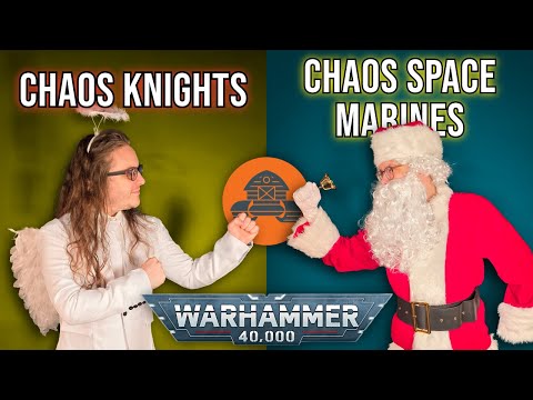 Chaos Knights vs Chaos Space Marines | Warhammer 40,000 Battle Report