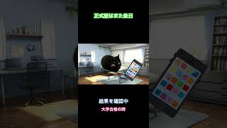大学合格した時の様子(実話)