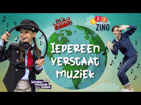 123ZING ft. Luna - Iedereen Verstaat Muziek (Kindermuziekweeklied 2023)
