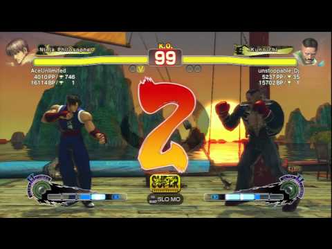 AceUnlimited (Guy) Vs unstoppable_Dj (Dudley) SSF4 AE Ranked Matches - PSN