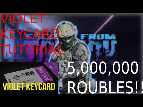 Escape From Tarkov Violet Key card Guide (On Woods & Cost)