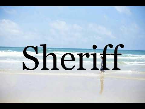 How To Pronounce Sheriff🌈🌈🌈🌈🌈🌈Pronunciation Of Sheriff