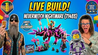 LEGO Dreamzzzz 71483 The NeverWitch's Nightmare Set Live Build and Chill with MC LegoTherapy