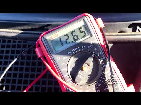 HOW TO test your Mercedes Battery and alternator Good insurance for your future battery and