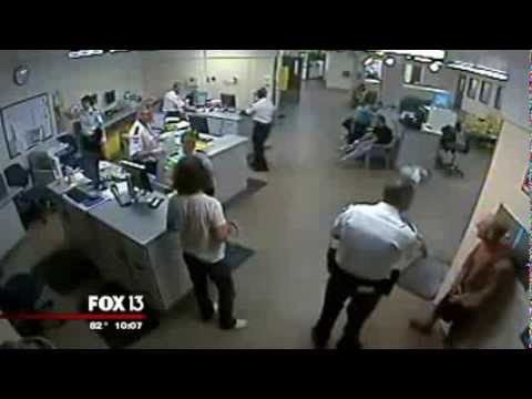 BRUTALITY! Corrections Officer Clothes Lines An Inmate! Excessive Force )