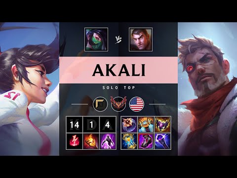 Akali Top vs Jayce - NA Grandmaster Patch 25.14