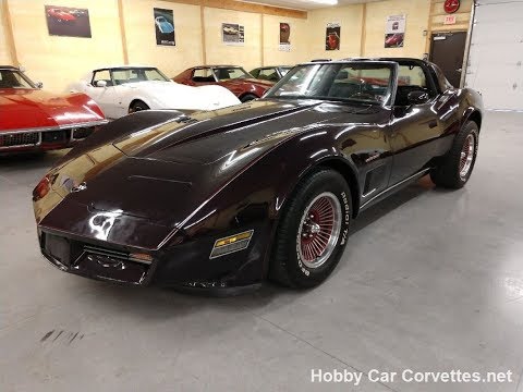 1982 Burgundy Collector Edition Corvette Video