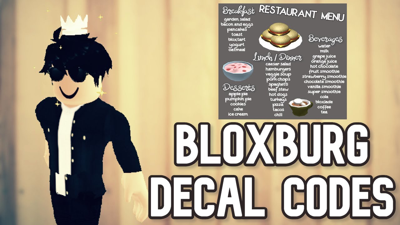 Roblox Simple Bloxburg Decals (Signs for Hotels,Schools,Restaurants)
