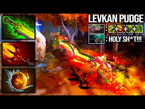 Levkan Pudge Offlane Crazy Magic Build Easy knockout Enemies | Pudge Official
