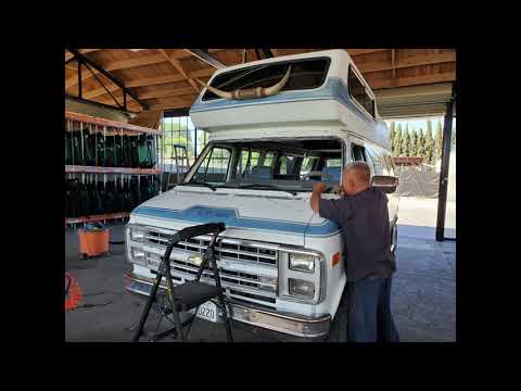 1990 Chevy Van Body Rust Repair & Windshield Replacement