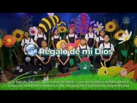 PISTA, LETRA Y MIMICA - Regalo de mi Dios - CANTO TEMA INICIO - UN MUNDO EN MINIATURA - EBV 2023 DIA