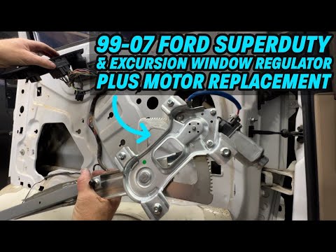 1999-2007 Ford Superduty/Excursion Window Regulator And Motor Replacement How-To