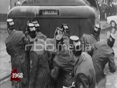 The Battle of Tegeler Weg, Berlin West, November 04, 1968