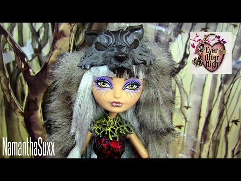 EVER AFTER HIGH CERISE WOLF SDCC 2014 DOLL REVIEW VIDEO!!!