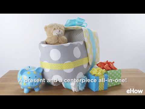 How to Make a Baby Carriage Diaper Cake